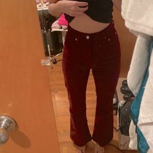 Corduroy Flare Pants